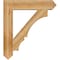 Ekena Millwork Balboa Arts & Crafts Rough Sawn Bracket, Western Red Cedar, 6"W x 34"D x 38"H BKT06X34X38BOA03RWR - alternate 3